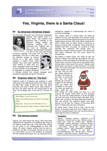 Detailseite für das  Arbeitsblatt Yes, Virginia, there is a Santa Claus!  öffnen