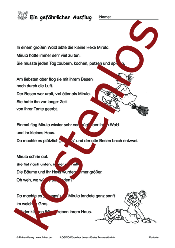 Vorschaugrafik 1 für das kostenlose Arbeitsblatt LOGICO-Box: Ein gefährlicher Ausflug von Lehrermaterial.de.