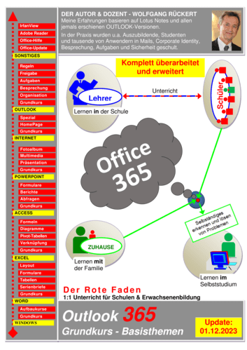 Vorschaugrafik 1 für das  Arbeitsblatt Grundkurs: MS Outlook Office 365 von Lehrermaterial.de.